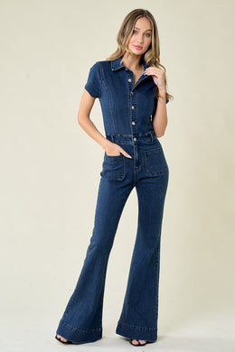 WL Denim Flare Romper