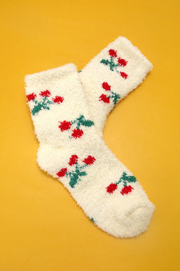 W2W Fleece Fruit Socks