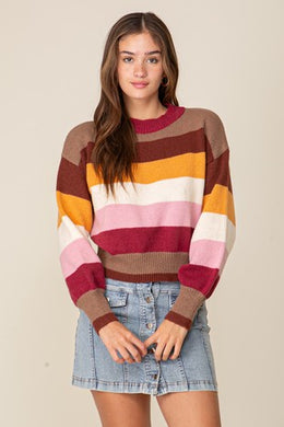 TI Stripe Sweater