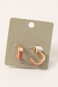 FME Enamel Clear and Metallic Hoops