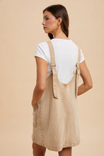 Load image into Gallery viewer, AW Latte Overall Denim Dress