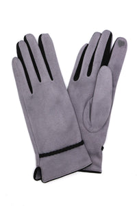 FME Braided Band Suede Gloves