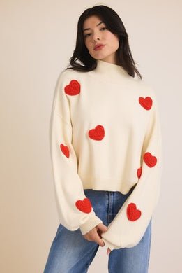 GL 3D Heart Sweater