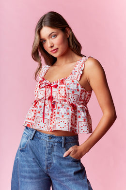 RR Quilted Heart Cami