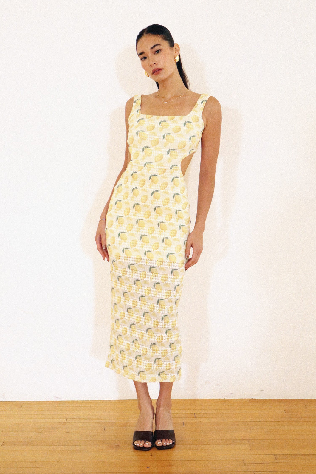 BR Lemon Midi Dress