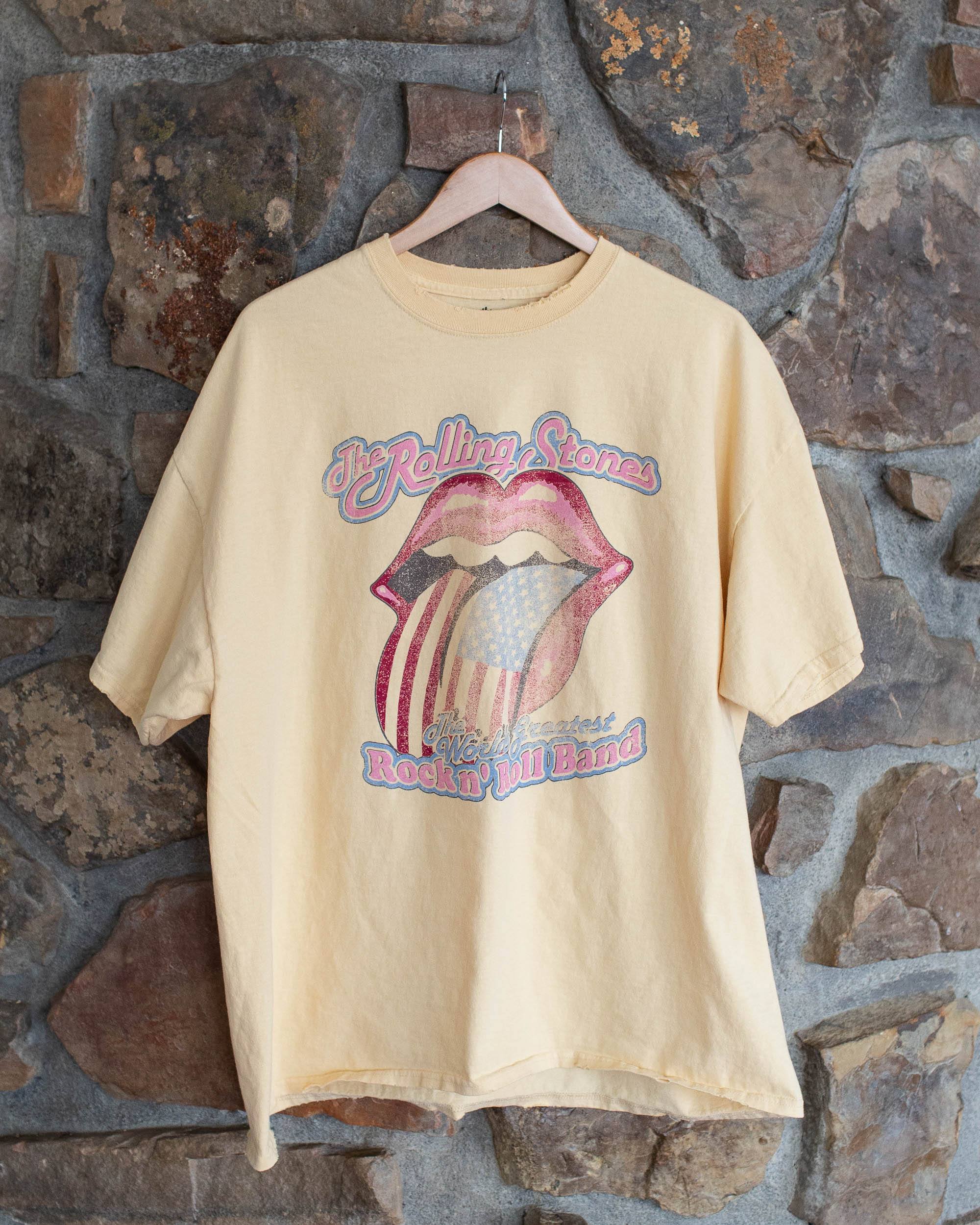 Hingeon5th Rolling Stones Band Tshirt XLarge